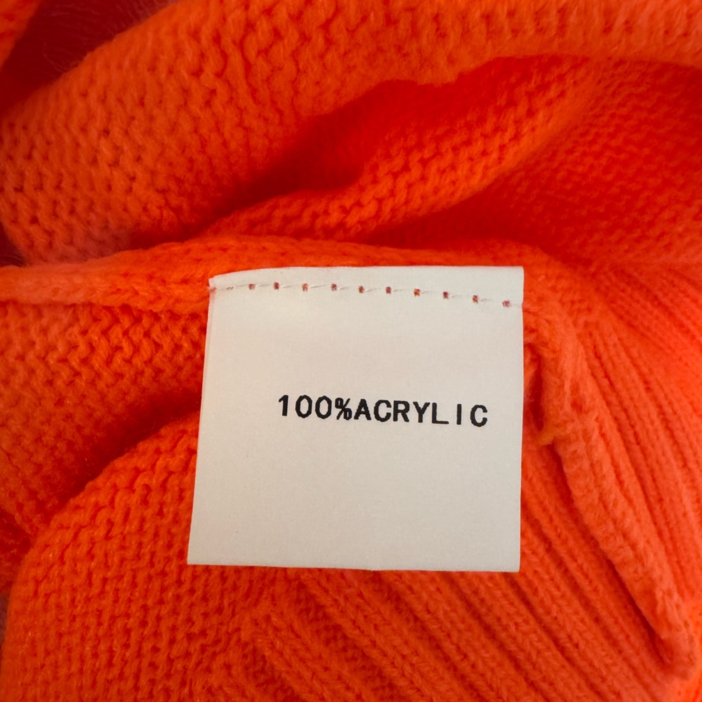 New! QUEEN OF SPARKLES Neon Orange Tequila Drink Icon Cardigan - Picture 10 of 10
